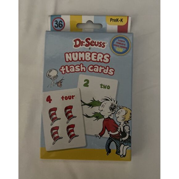 New Dr. Seuss NUMBERS Flash Cards 36 Cards For PreK-K NIP - Picture 2 of 7